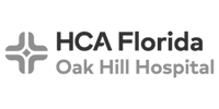 HCA Florida Logo B&W 200x100