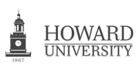 Howard University Logo B&W 200x100